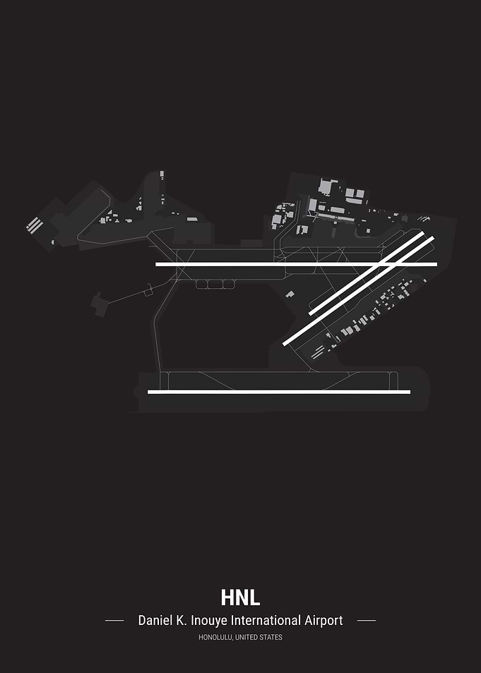 Honolulu Airport Map