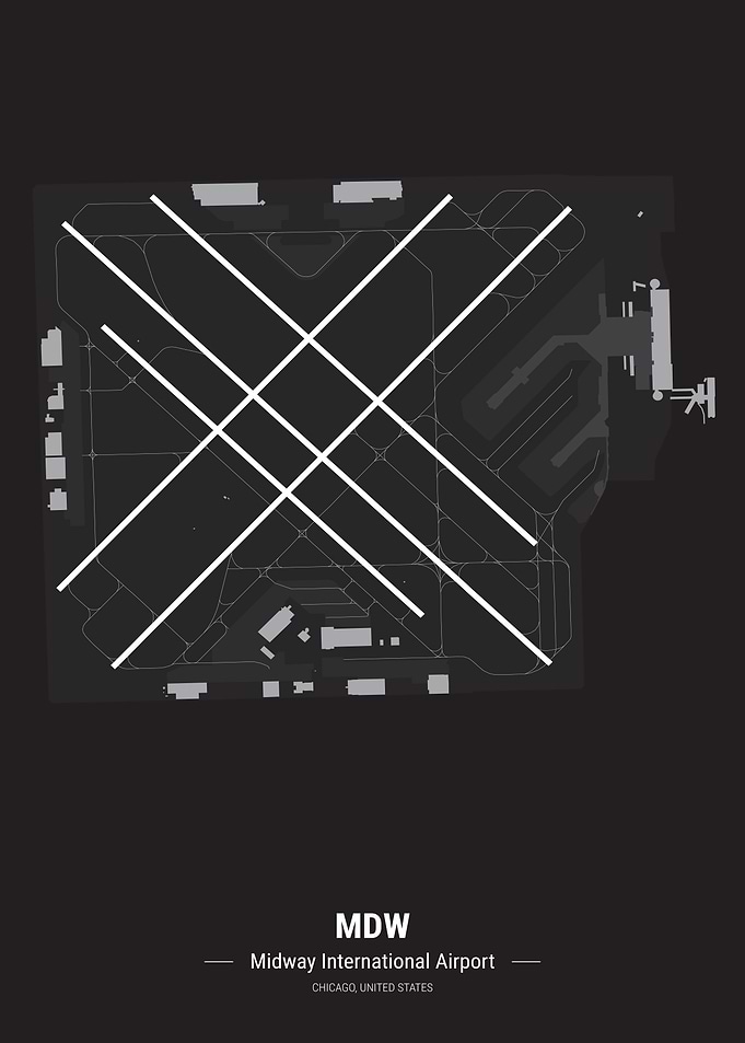 Chicago Airport Map