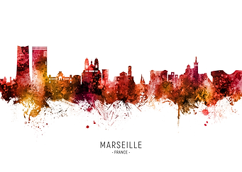 Marseille Skyline France
