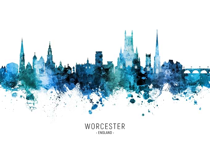 Worcester Skyline England