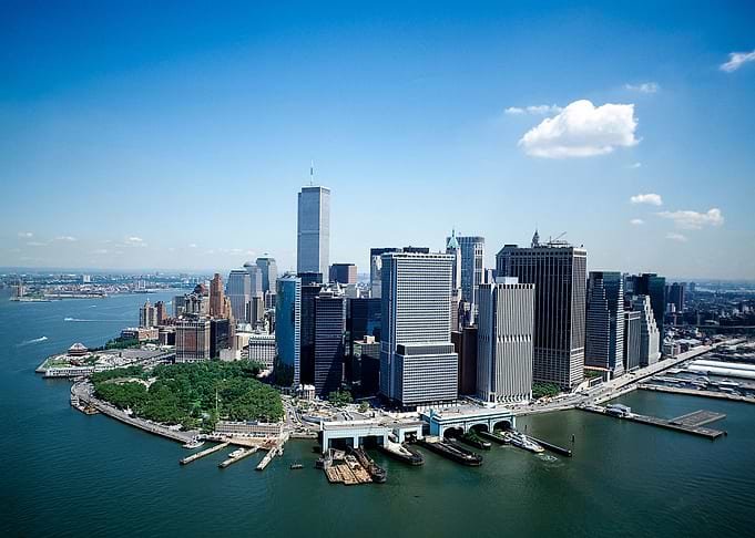 Skyline of lower Manhattan