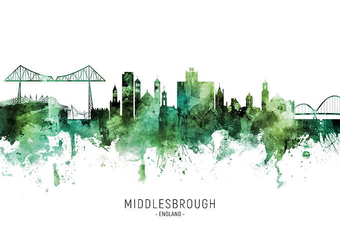 Middlesbrough Skyline
