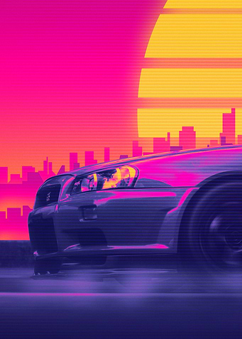 SKYLINE GTR OUTRUN 1