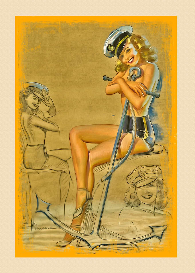 Pin Up Girl Cute Sexy Babe