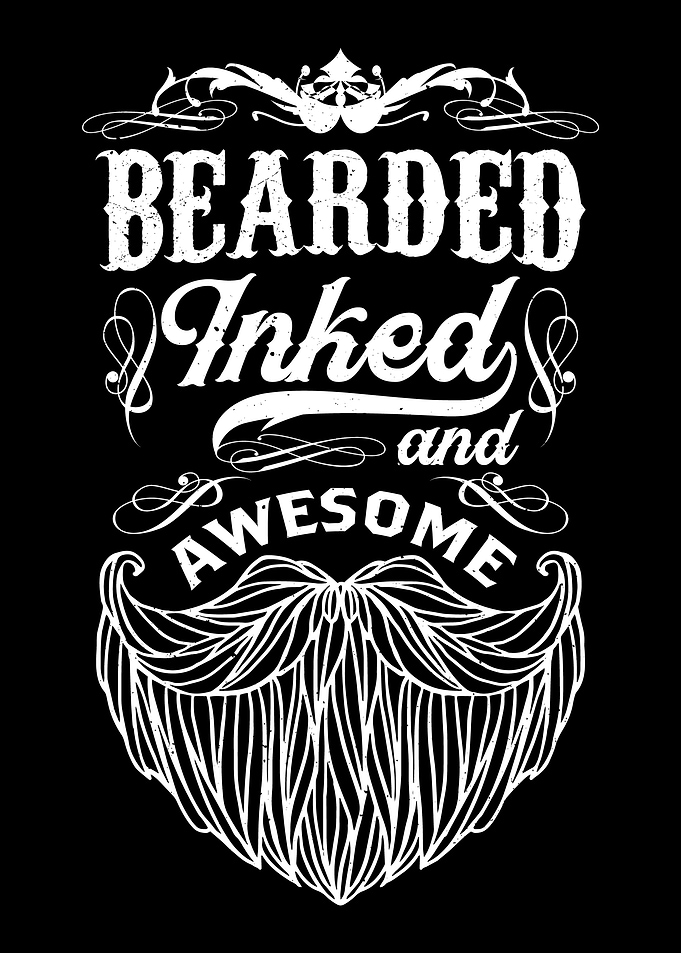 Bearded Inked and Awesome