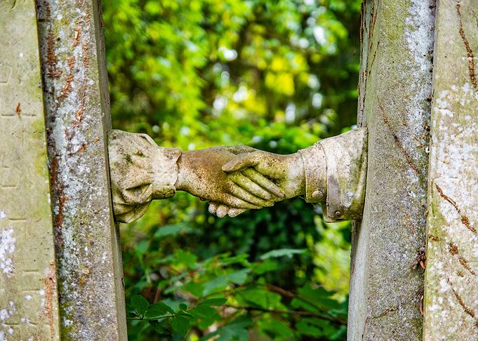 Hand in hand with love