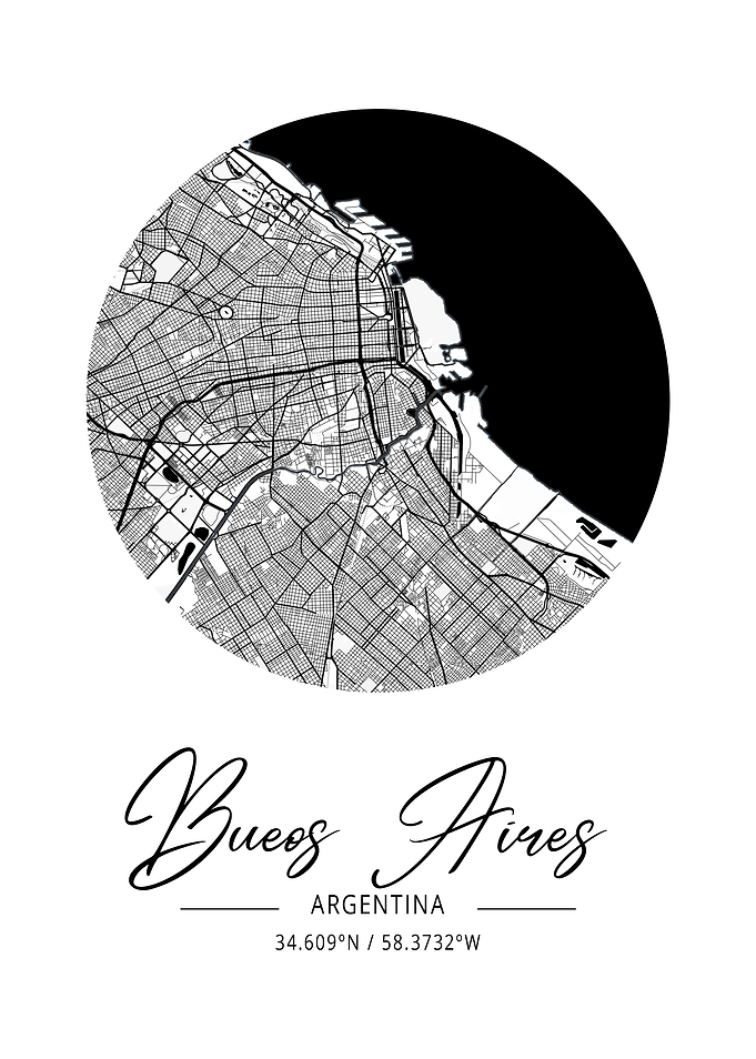 Bueos Aires Area City Map