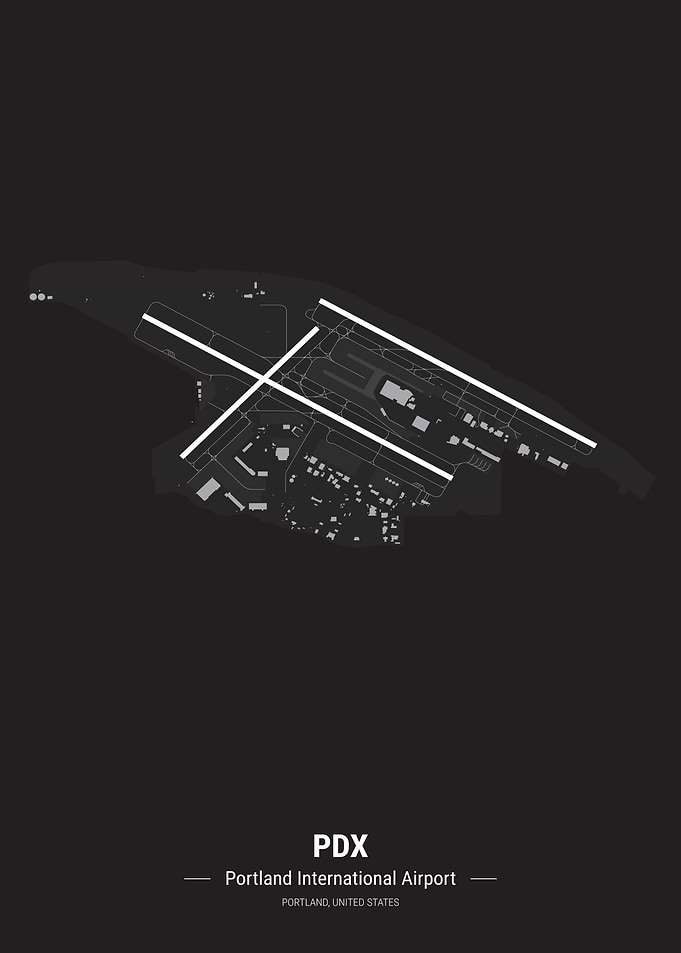 Portland Airport Map