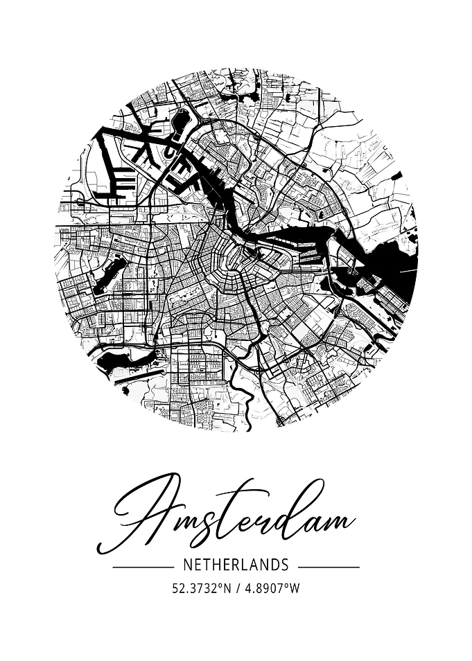Amsterdam Area City Map