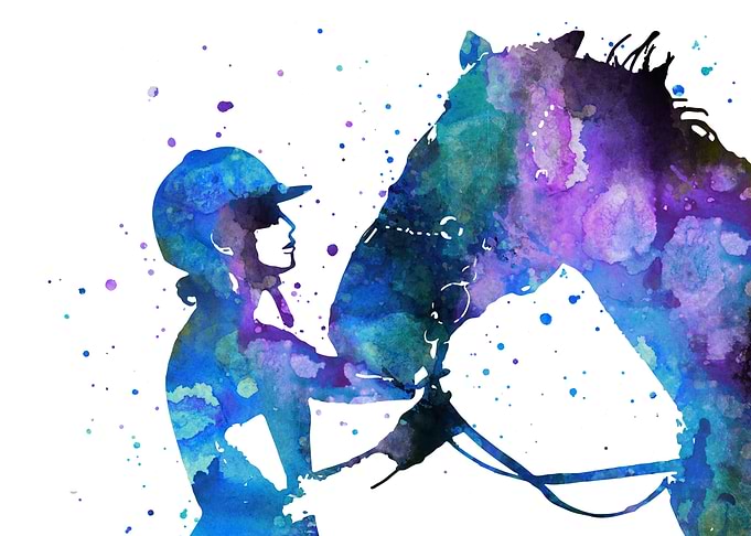 Girl with horse