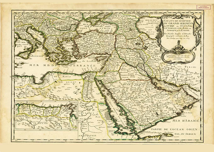 Ottoman Empire Map 1654
