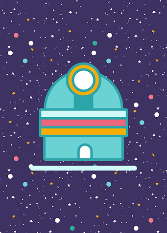 Telescope Space Stars Moon
