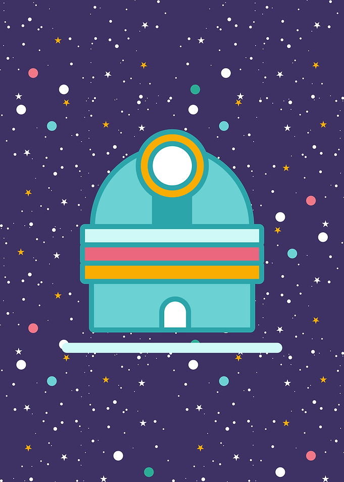 Telescope Space Stars Moon
