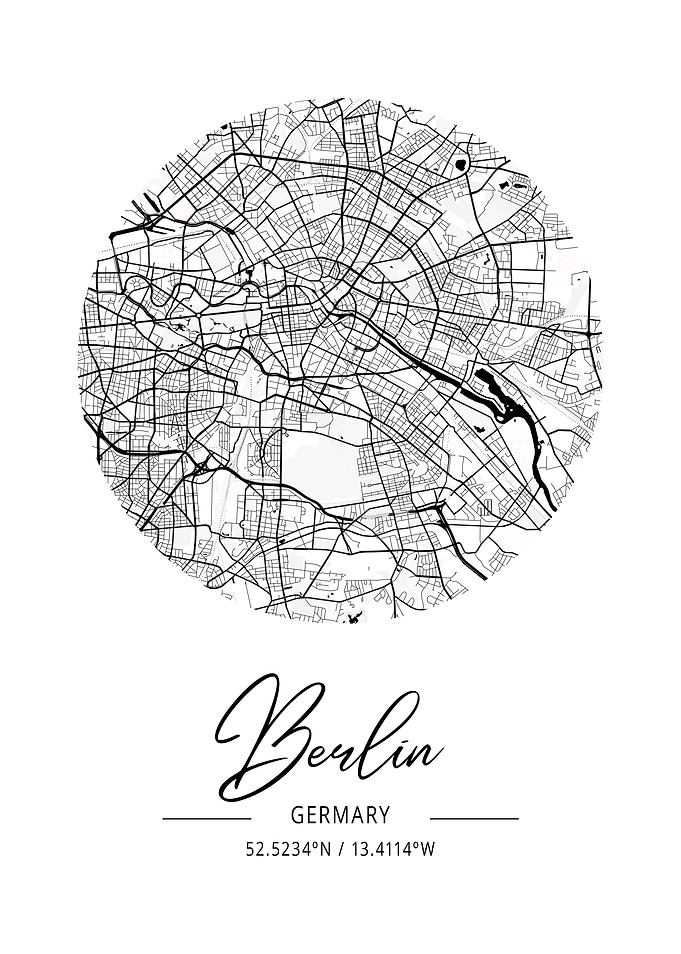 Berlin Area City Map