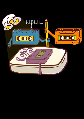 Funny 80s Retro Cassette