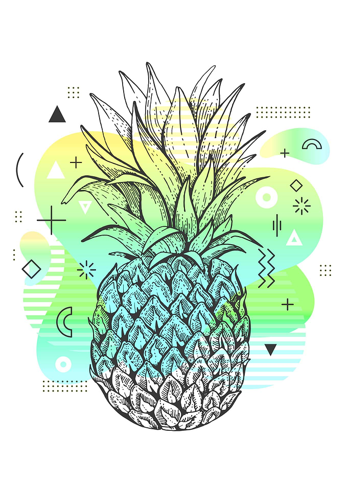 Memphis Pineapple