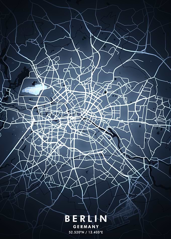 Berlin Map Posters