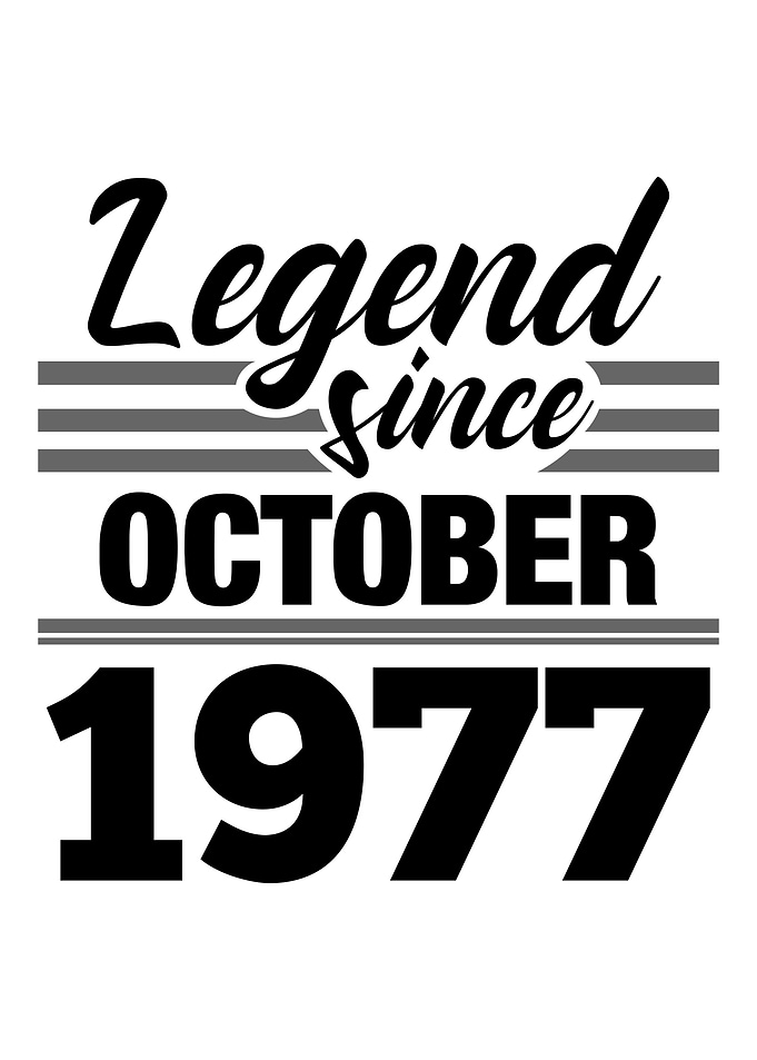 Legend Since October 1977