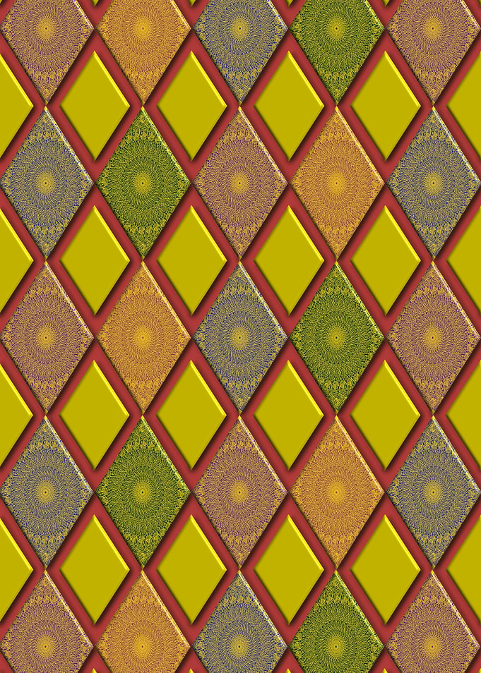 Geometric mandala pattern