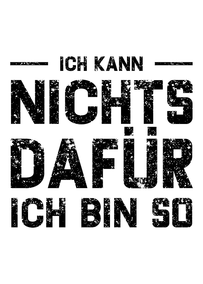 Ich Kann Nichts Dafr Ich