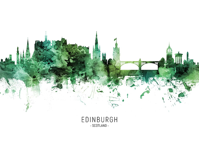 Edinburgh Skyline Scotland