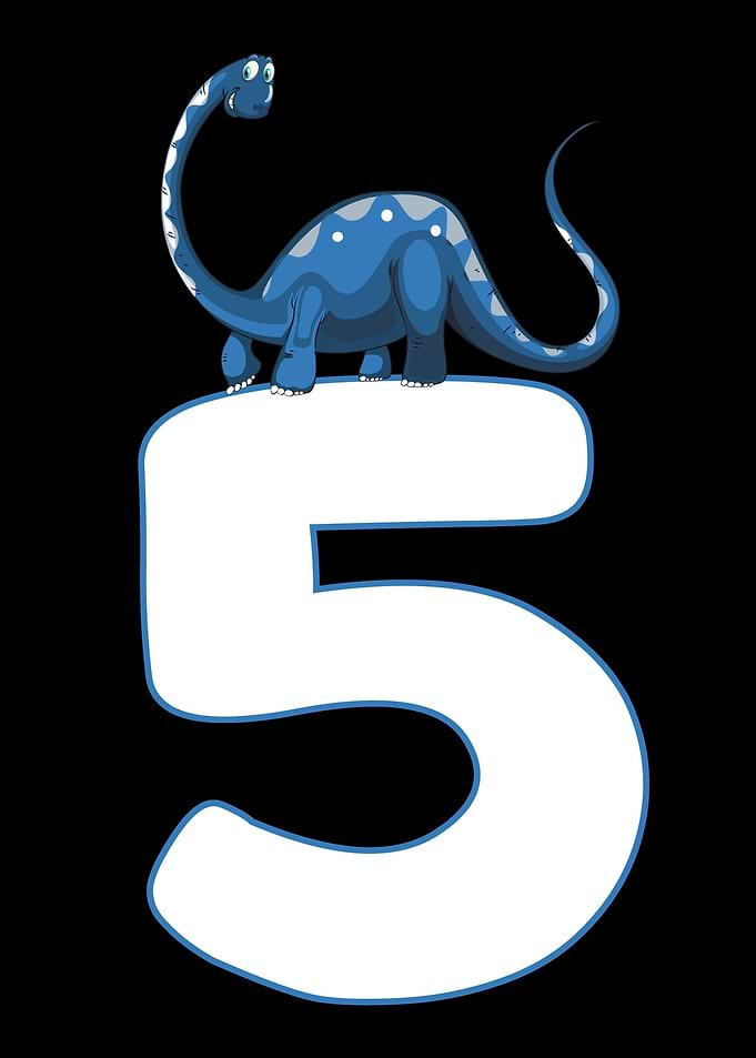 5th birthday dinosaur