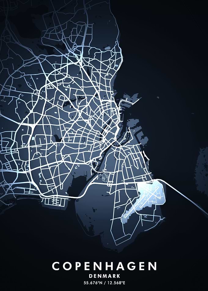 Copenhagen Map Posters