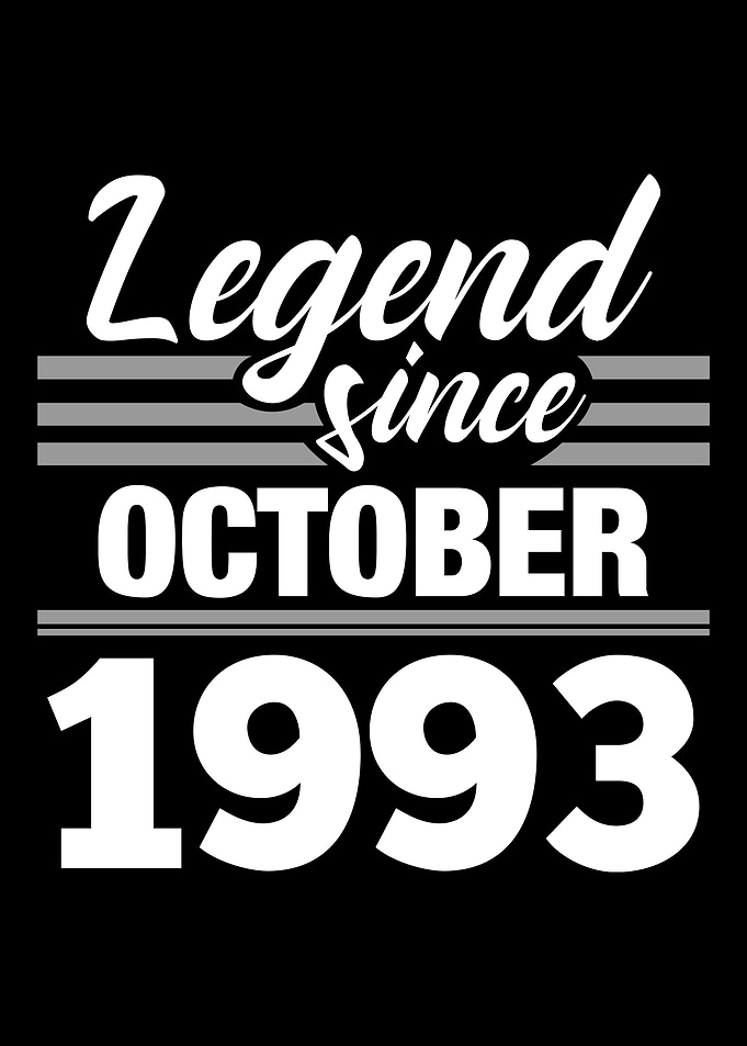 Legend Since October 1993