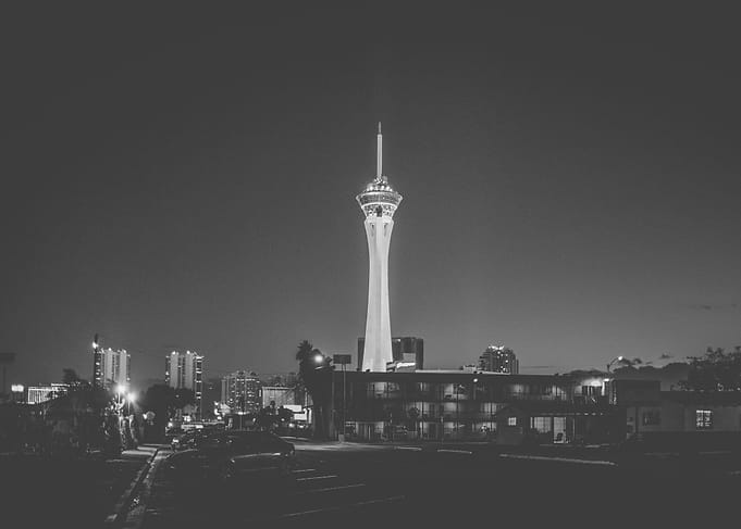 Stratosphere at night