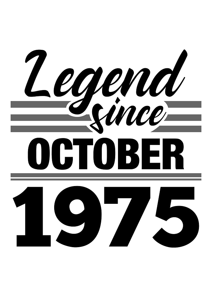 Legend Since October 1975