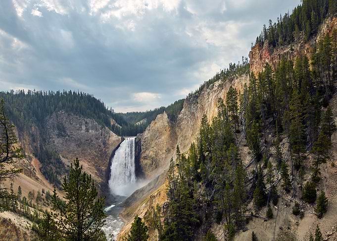 The mighty Lower Falls