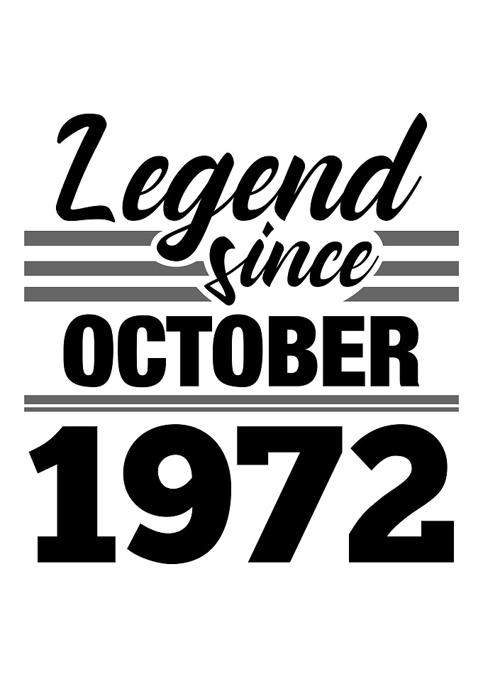 Legend Since October 1972
