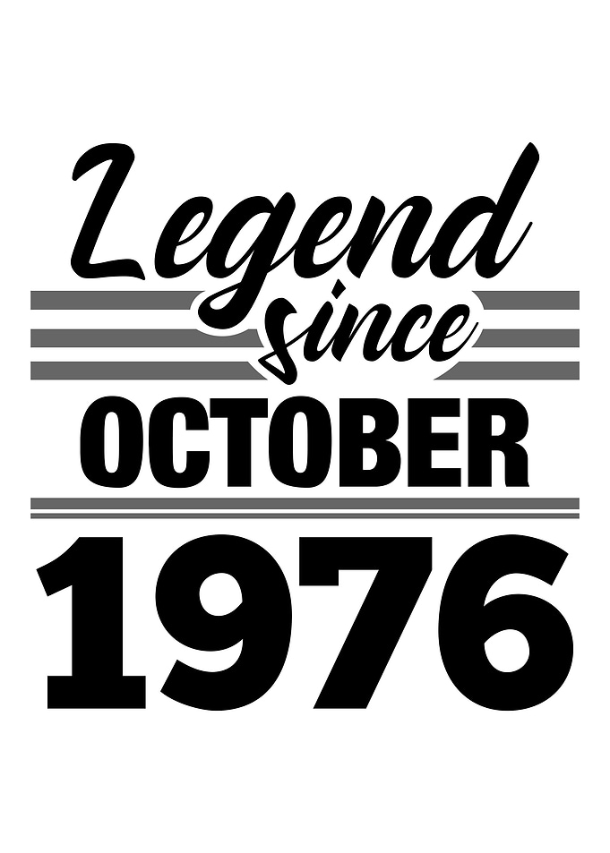 Legend Since October 1976