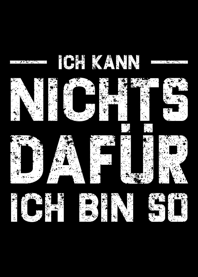 Ich Kann Nichts Dafr Ich