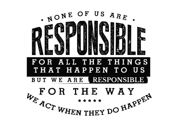 we are responsible