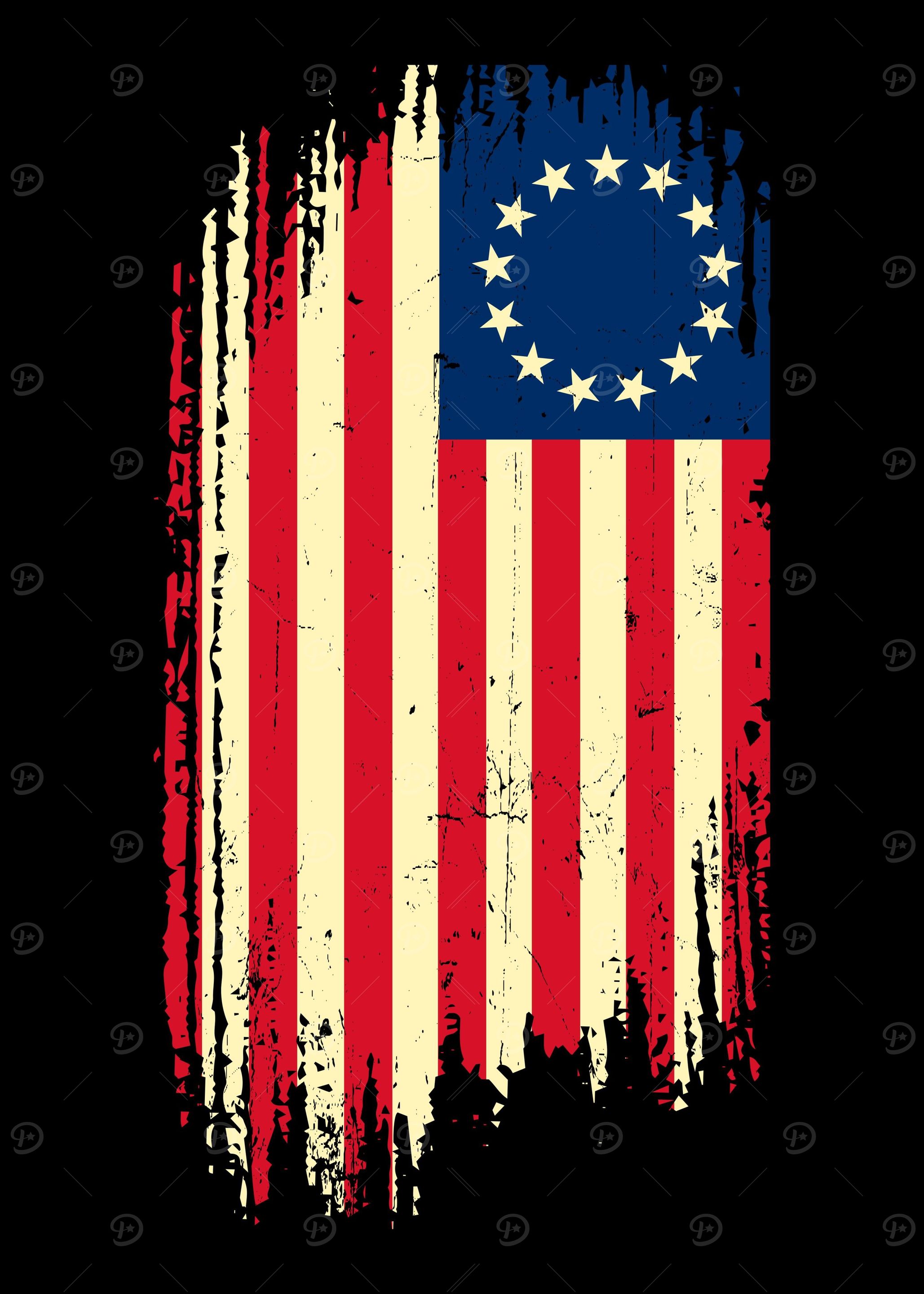 Betsy Ross Flag American P
