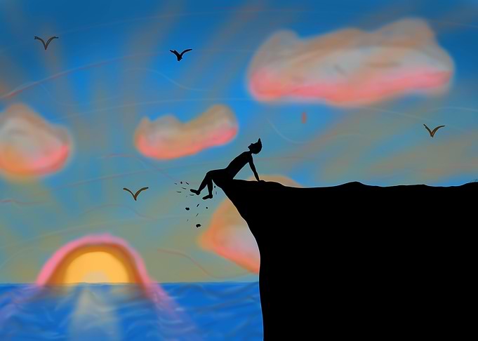 Sunset On The Sea