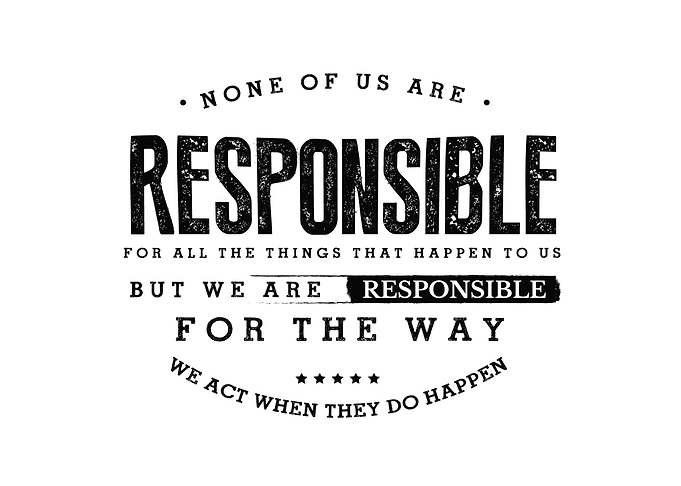we act when they do happen