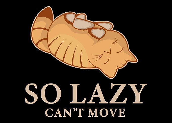 So Lazy Cant Move Cat Lov