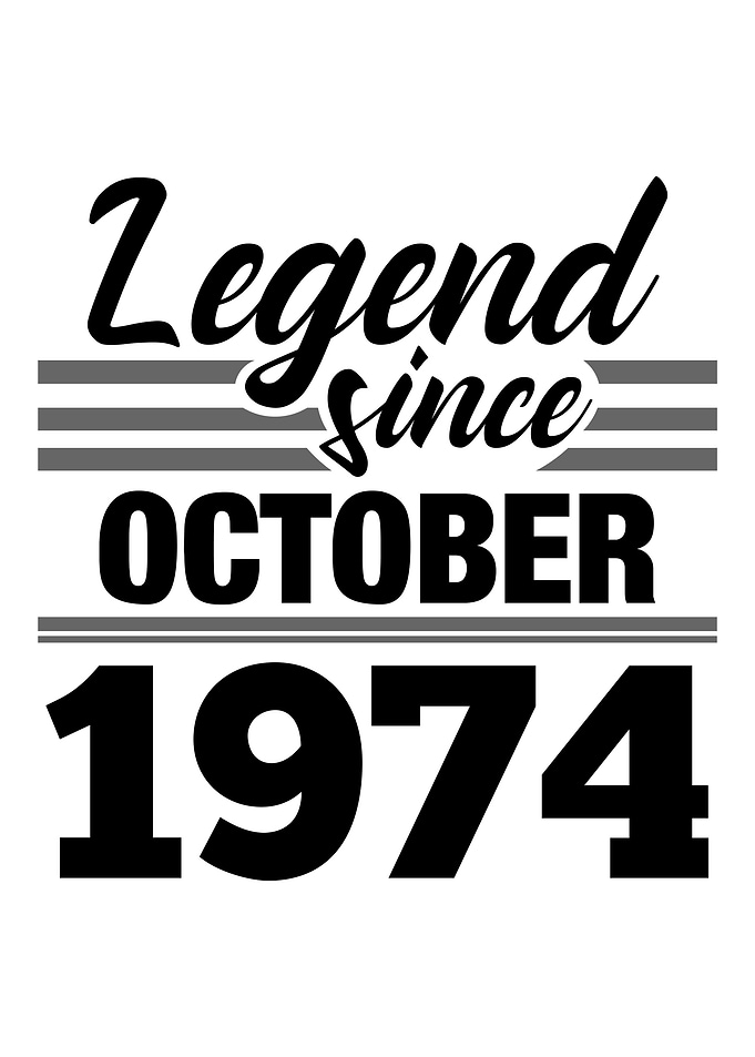 Legend Since October 1974