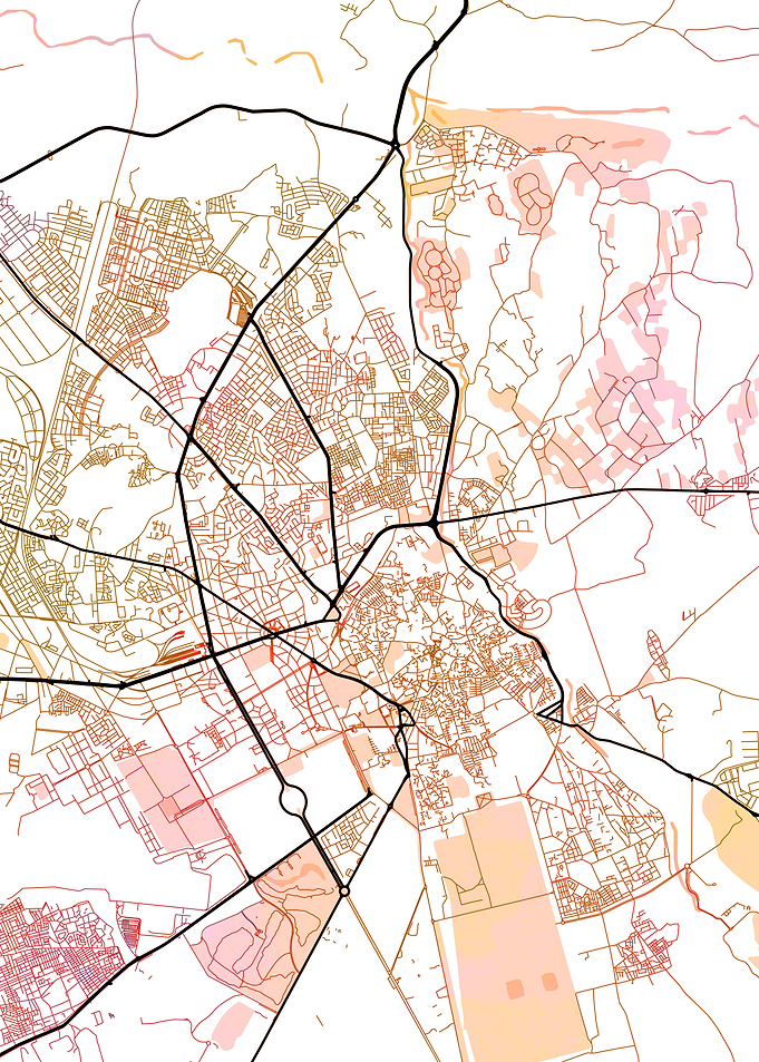 Marrakech Street Map
