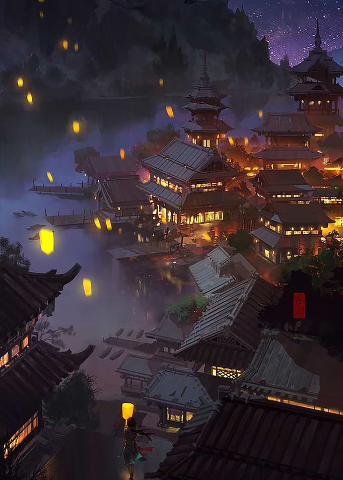 Japanese City Landscape