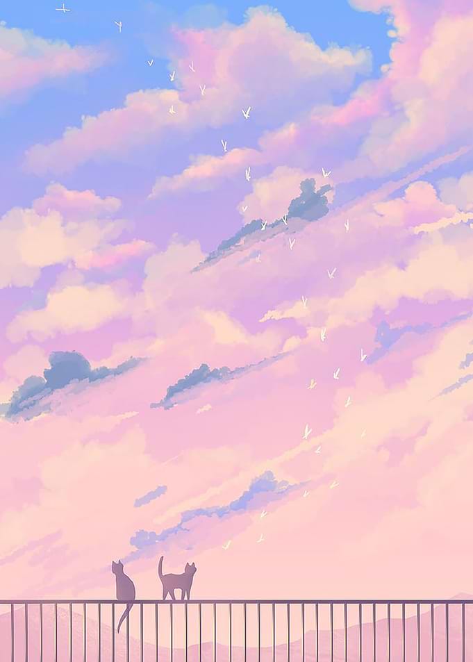 Cat Beautiful Landscape