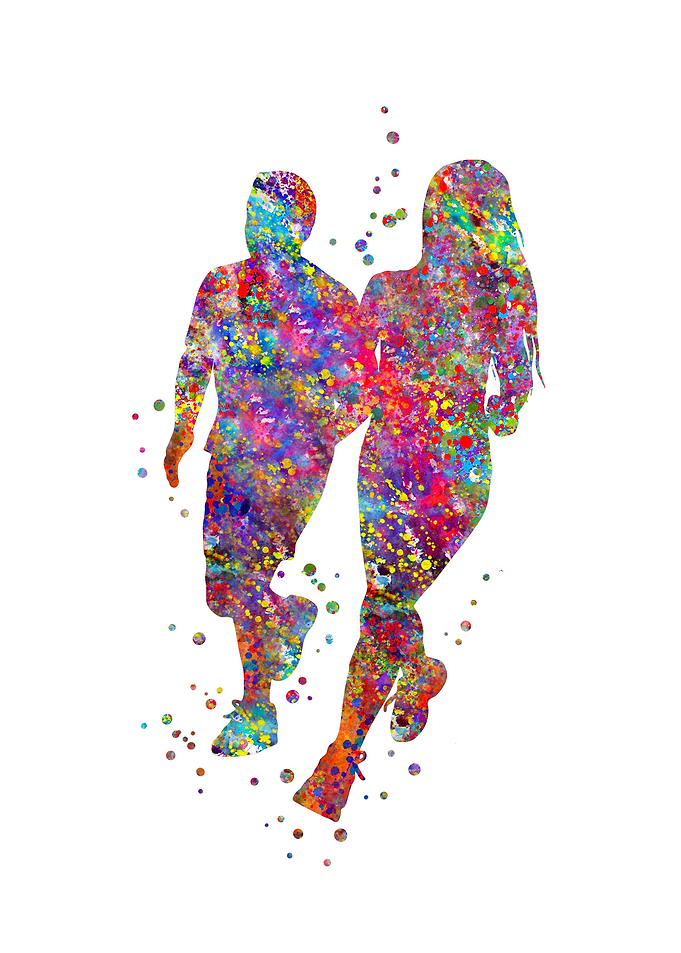 Runner couple