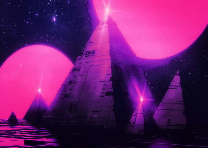 retro pyramid