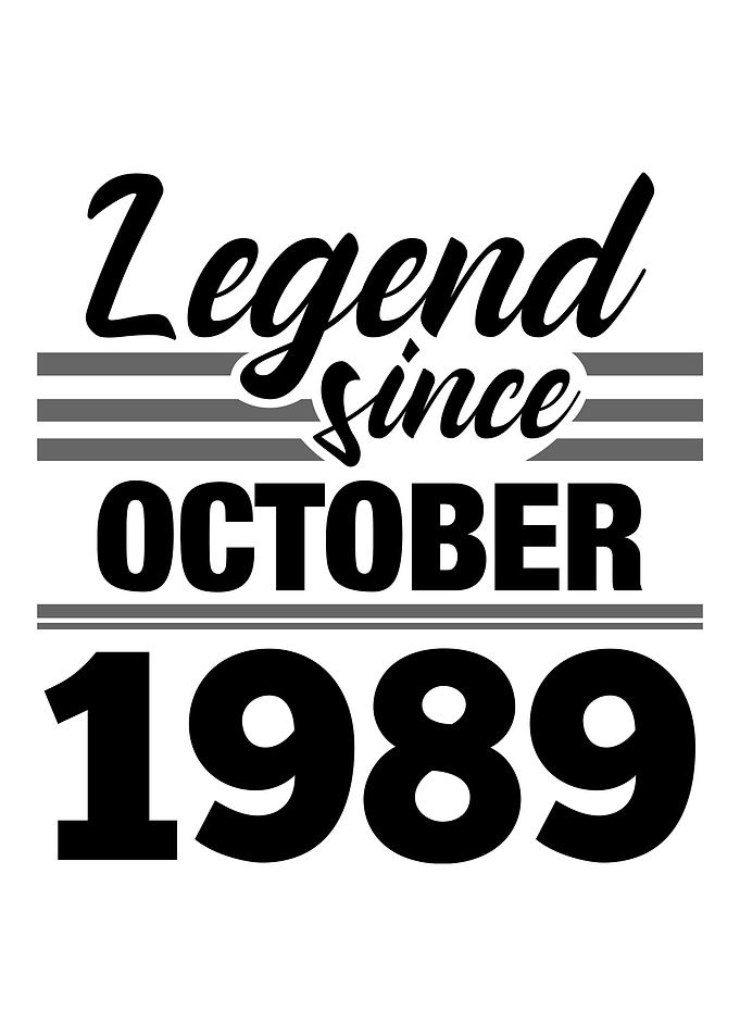 Legend Since October 1989