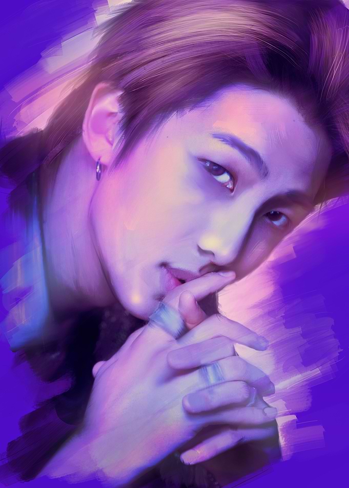 BTS RM PAINTING