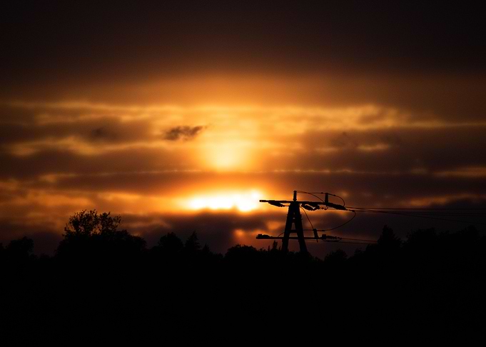 Burning horizon