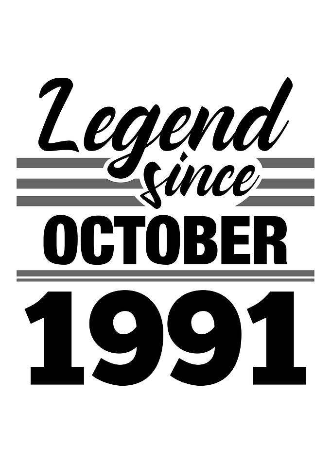 Legend Since October 1991