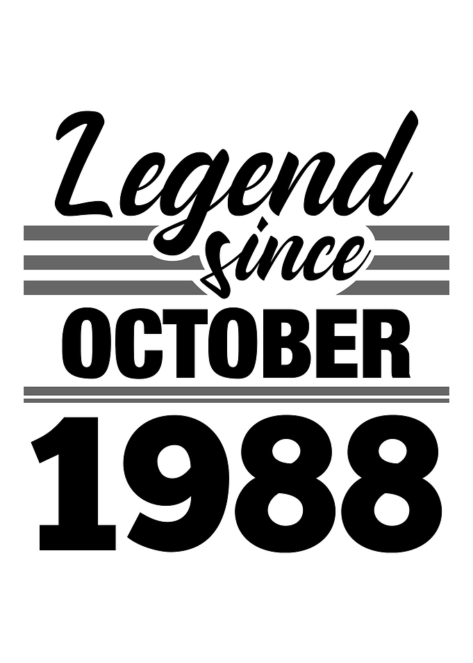 Legend Since October 1988